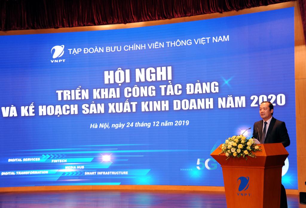 Phụ trách HĐTV, Tổng Giám đốc Tập đoàn Phạm Đức Long: "Thách thức lớn nhất đối với VNPT là phải nhanh chóng chuyển đổi trong tư duy nhận thức của mỗi cán bộ công nhân viên"
