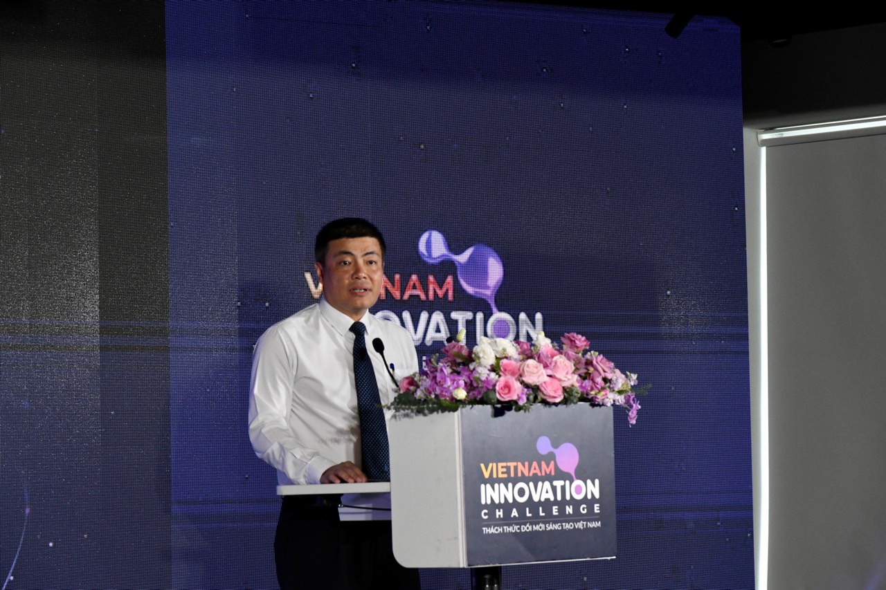 Phó Tổng giám đốc Tập đoàn Ngô Diên Hy phát biểu tại buổi lễ