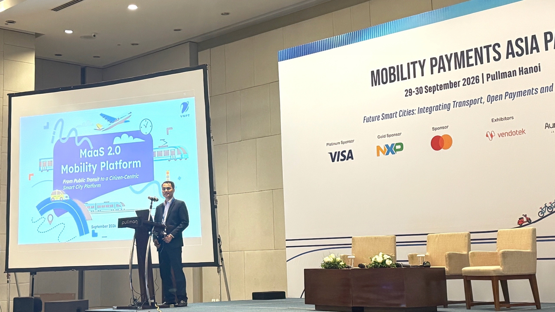 Ông Nguyễn Đăng Thắng chia sẻ về MaaS 2.0 – mô hình nền tảng di chuyển tích hợp, hướng tới hệ sinh thái giao thông đô thị thông minh và lấy người dân làm trung tâm.