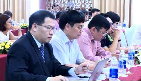 Đại diện Lãnh đạo Tập đoàn VNPT, ông Tô Mạnh Cường – Phó Tổng giám đốc Tập đoàn, Chủ tịch Tổng công ty Truyền thông (VNPT-Media) tham dự Hội thảo