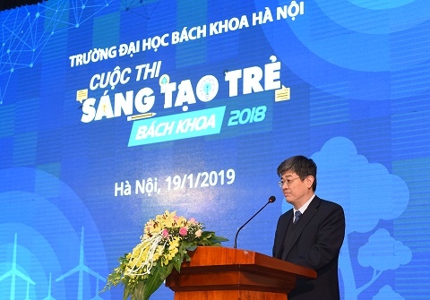 Ông Hồ Đức Thắng - Thành viên Hội đồng thành viên VNPT phát biểu tại buổi khai mạc Vòng Chung khảo cuộc thi.
