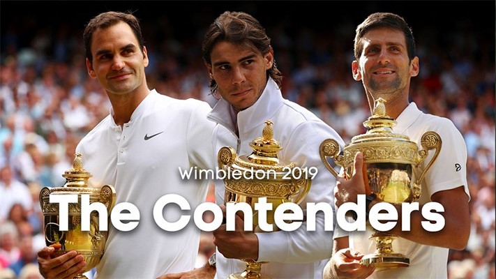 Nhóm Big-3 góp mặt tạo nên sức hấp dẫn của Wimbledon Championships 2019