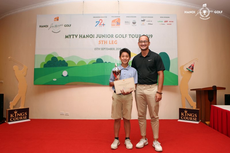 Đoàn Uy lần thứ hai chiến thắng tại MyTV Hanoi Junior Golf Tour 2019