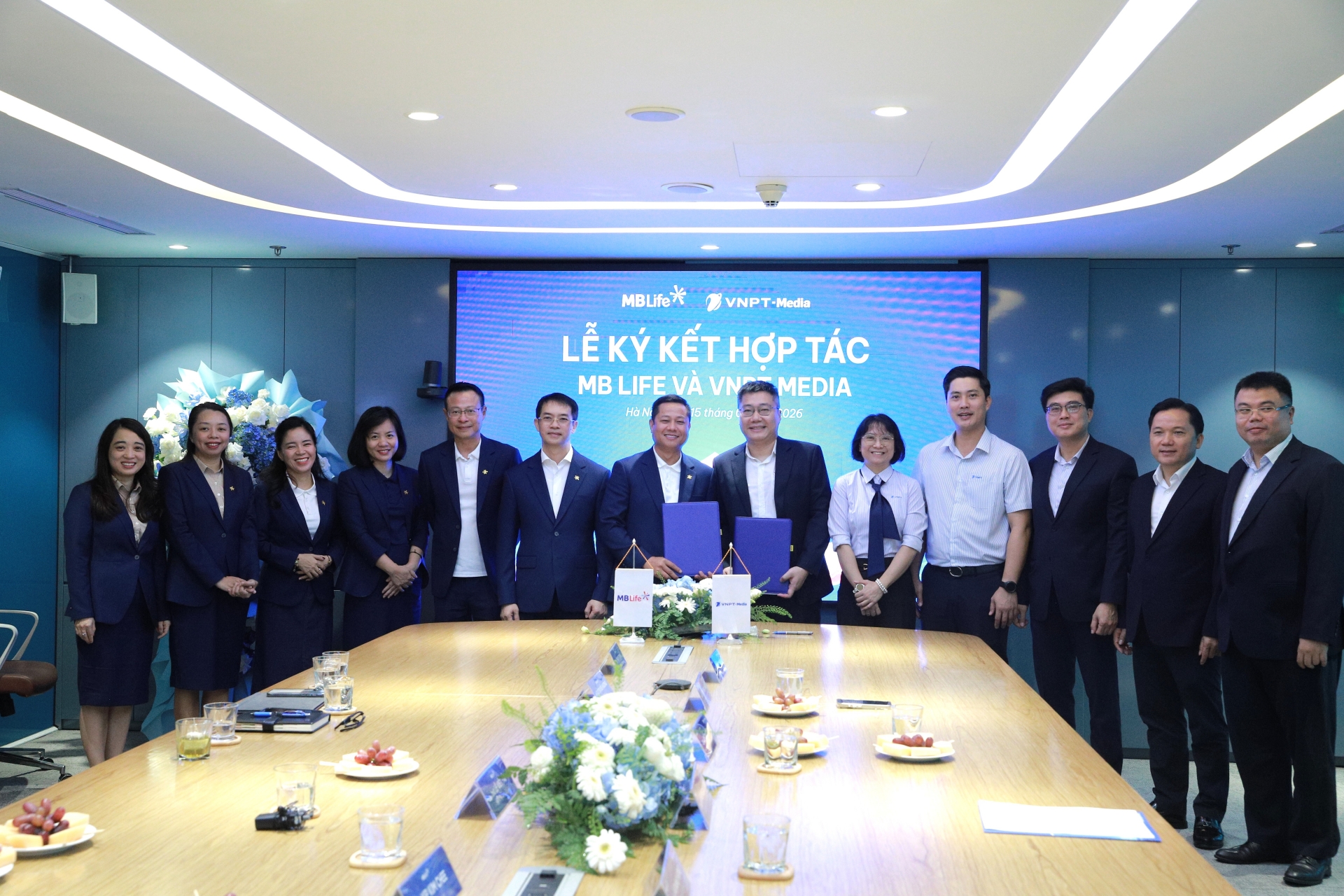 VNPT-Media và MB Life hợp tác trong lĩnh vực kinh doanh bảo hiểm