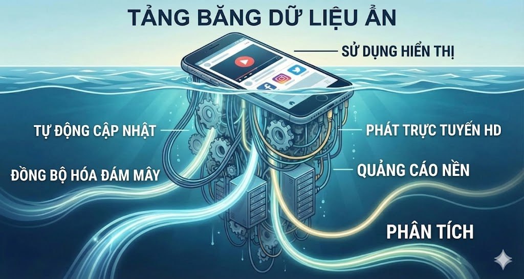 "Ma trận" Dữ liệu: Vì sao gói cước "khủng" vẫn bốc hơi nhanh chóng dù bạn ít dùng? 
