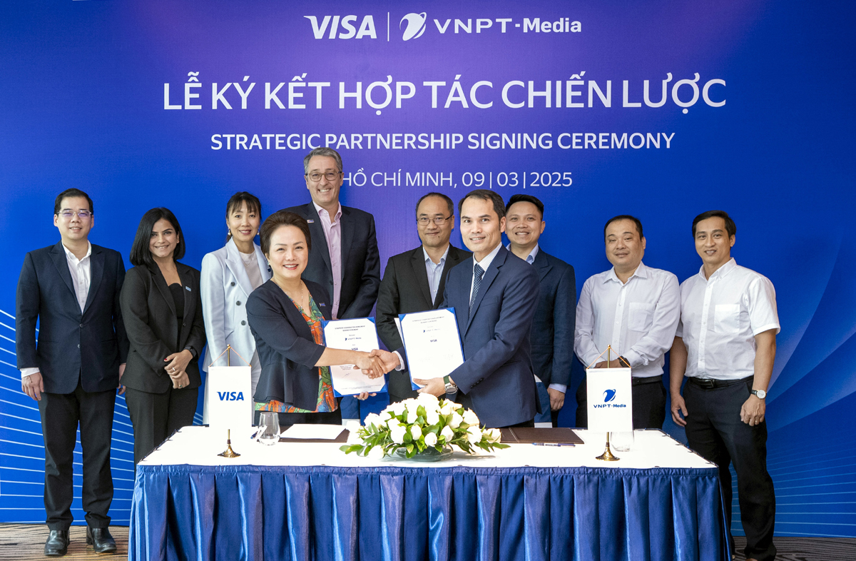 VNPT-Media ký kết hợp tác với Visa về các giải pháp thanh toán số