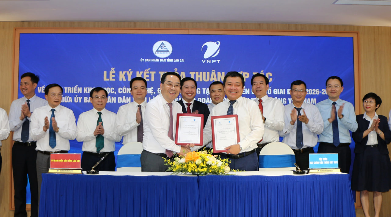 Lào Cai và VNPT ký kết hợp tác phát triển khoa học công nghệ, đổi mới sáng tạo và chuyển đổi số giai đoạn 2026 - 2030
