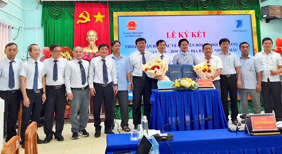 VNPT Gia Lai đồng hành chuyển đổi số cho xã đảo Nhơn Châu