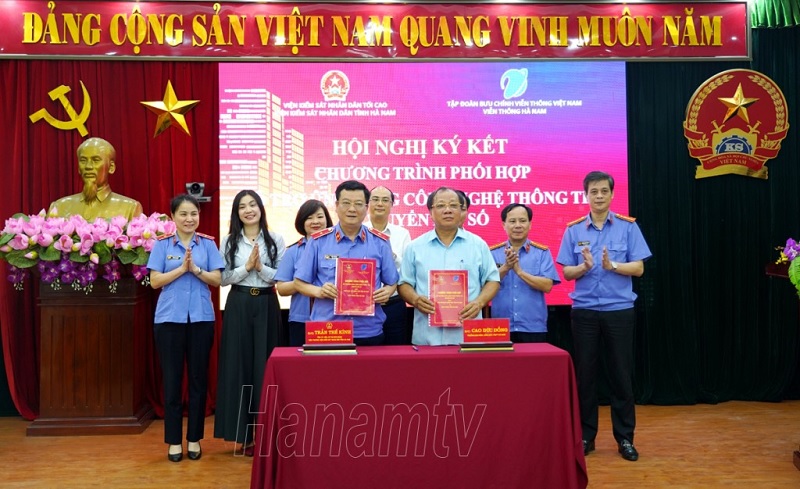 VNPT và một số Viện kiểm sát nhân dân tỉnh/thành phố ký kết thỏa thuận hợp tác