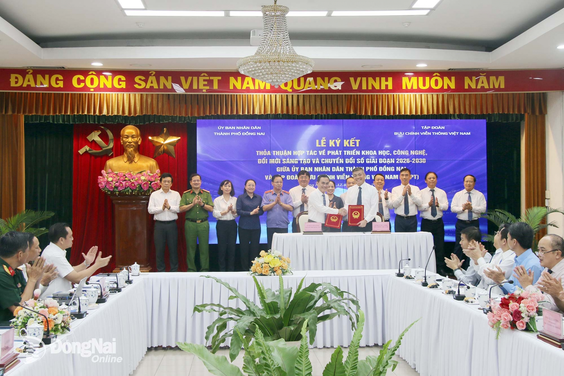 Tập đoàn VNPT  và Thành phố Đồng Nai ký kết hợp tác về khoa học, công nghệ, đổi mới sáng tạo và chuyển đổi số