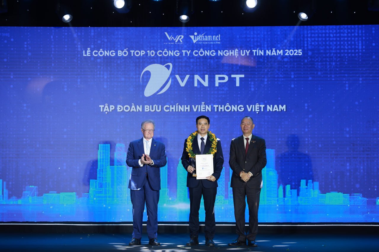 VNPT được vinh danh trong Top 10 Công ty Công nghệ uy tín năm 2025