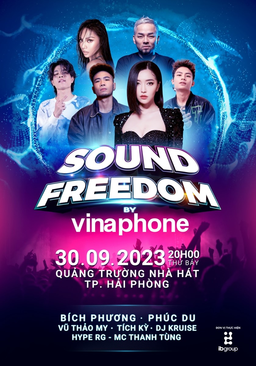 Bùng nổ chuỗi sự kiện âm nhạc Sound Freedom by VinaPhone