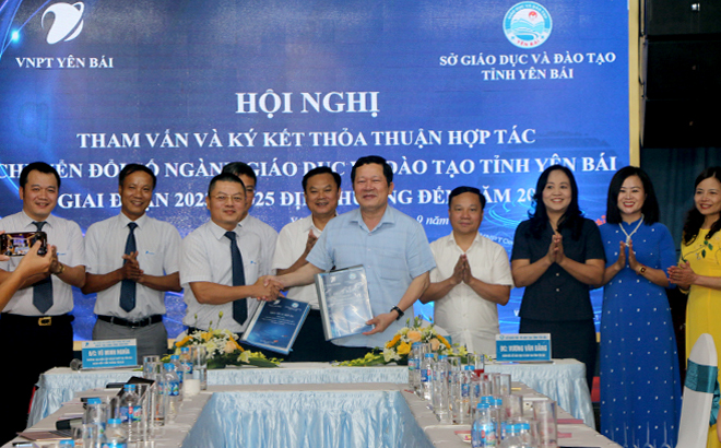 VNPT và Sở GD-ĐT tỉnh Yên Bái ký kết thỏa thuận hợp tác chuyển đổi số