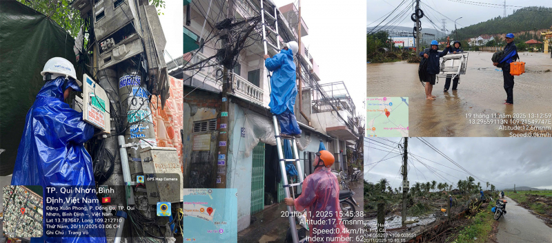 VNPT ứng cứu mạng lưới giữa tâm lũ Khánh Hòa – Tây Nguyên