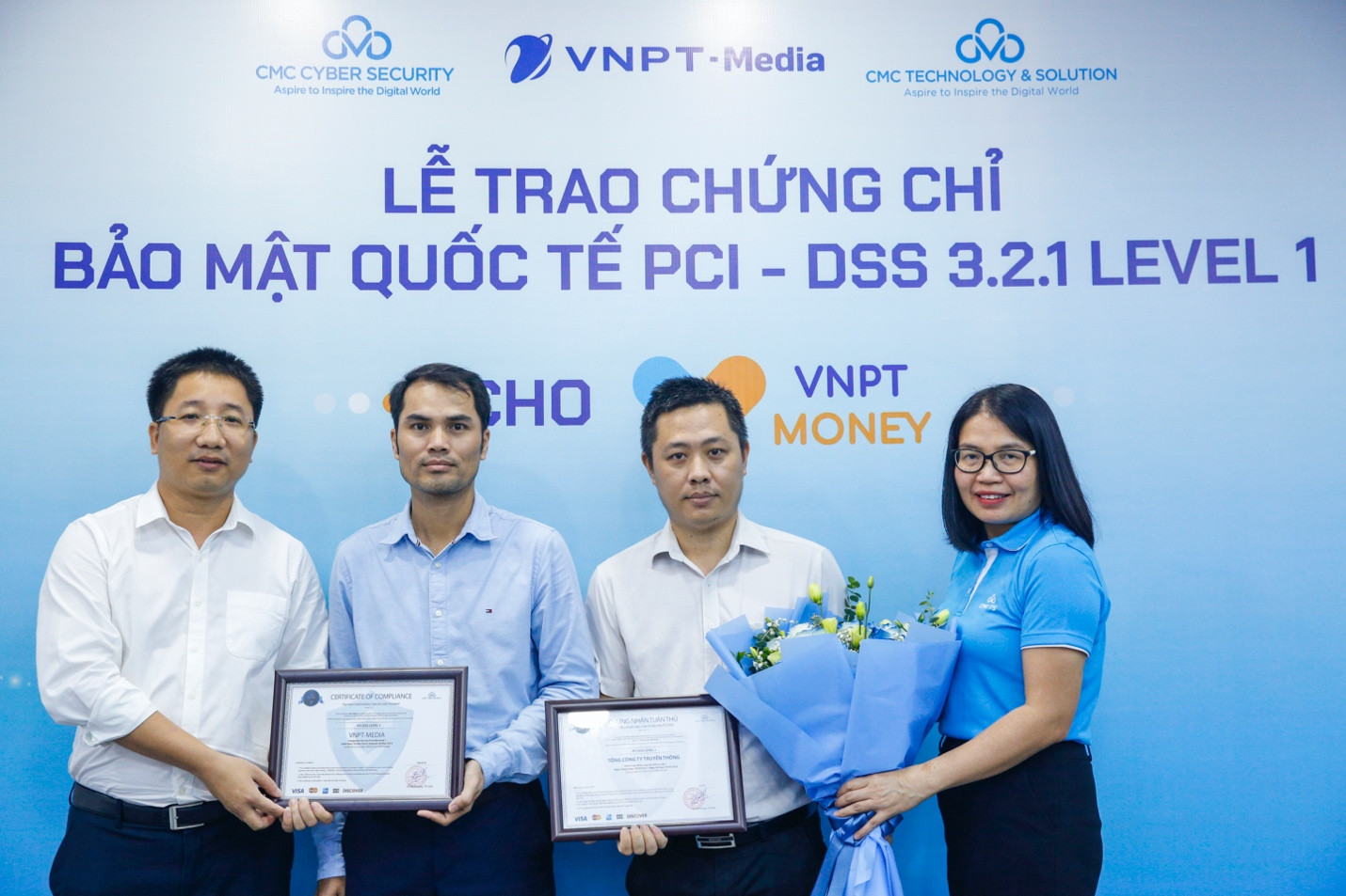 VNPT Money received the highest level PCI-DSS security certificate